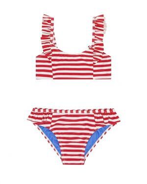 NEW FEATHER 4 ARROW girls happy daze bikini set in red